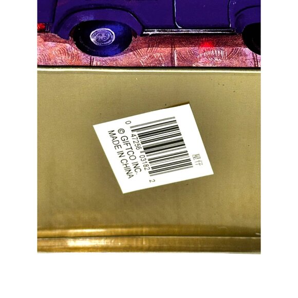 Vintage Bakery Shoppe Themed Square Tin Container Collectible With Hinged Lid - Picture 11 of 11